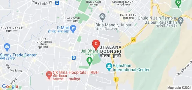 University Commerce College, Jaipur Map