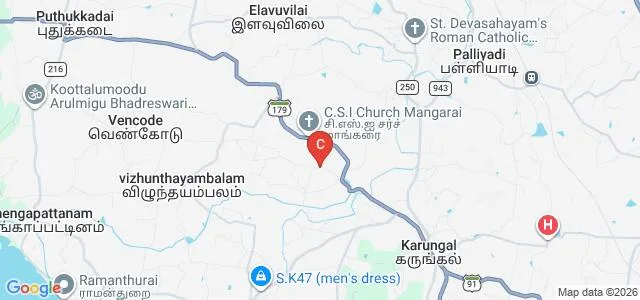 Annai Velankanni College, Kanyakumari Map