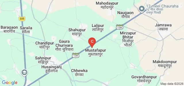 Babu Chandrika Prasad Mahavidyalaya, Fatehpur Map