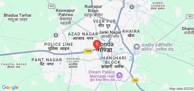 Lal Bahadur Shastri Post Graduate College, Gonda Map