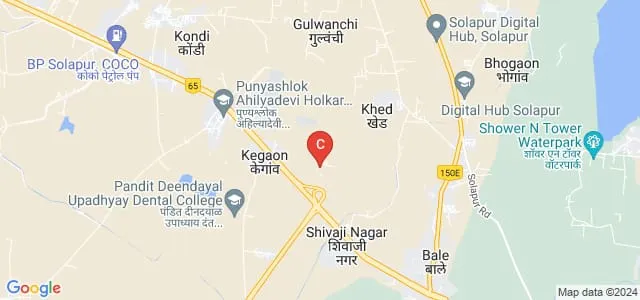 MIT Vishwaprayag University, Solapur Map