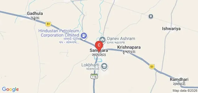 Lokbharati University for Rural Innovation, Bhavnagar Map