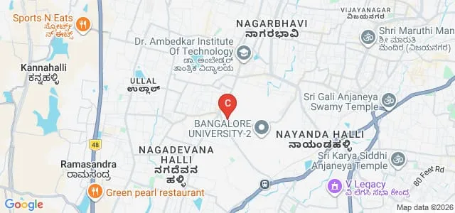 Bangalore University, Bangalore Map