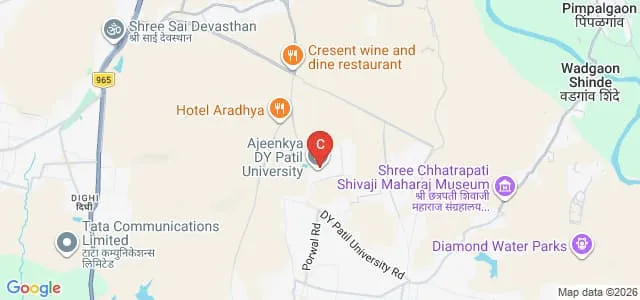 Ajeenkya DY Patil University, Pune Map