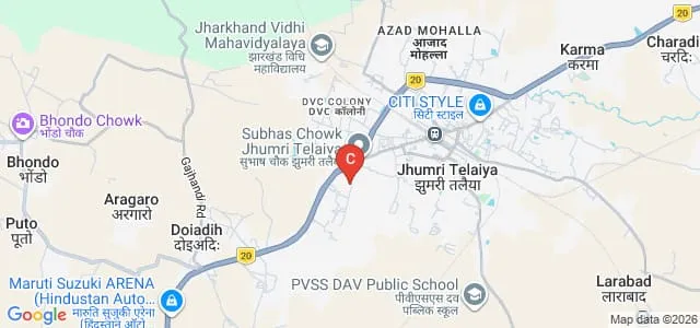 Capital University, Koderma Map