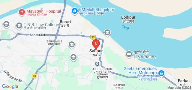 Bihar Agricultural University, Bhagalpur Map