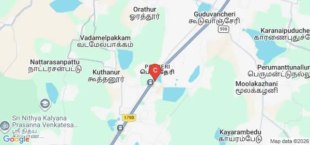SRM Institute of Science and Technology, Chennai Map
