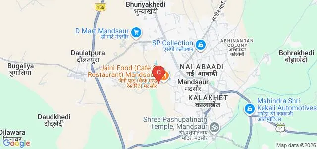 Mandsaur University, Mandsaur Map