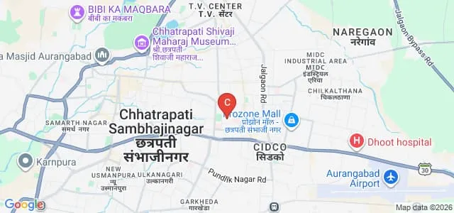 MGM University, Aurangabad Map