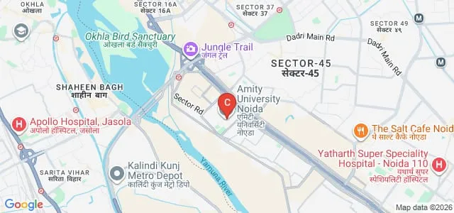 Amity University, Noida Map