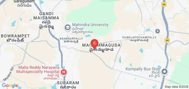Malla Reddy Deemed to be University, Secunderabad Map