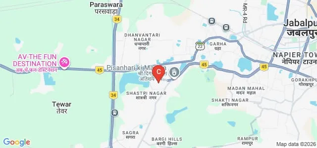 Madhya Pradesh Medical Science University, Jabalpur Map