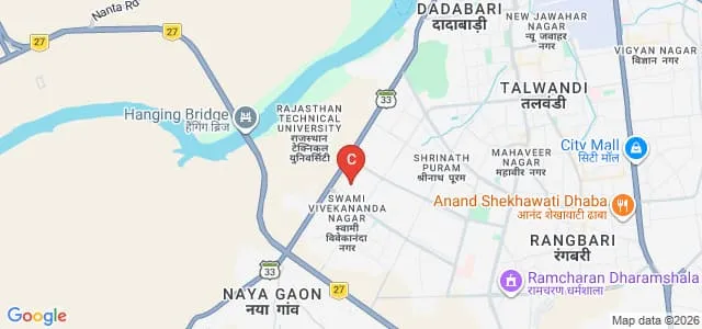 Vardhman Mahaveer Open University, Kota Map