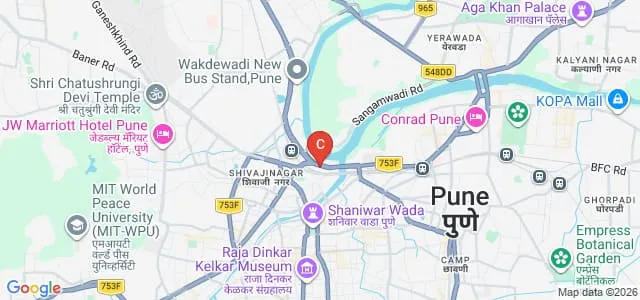 COEP Technological University, Pune Map