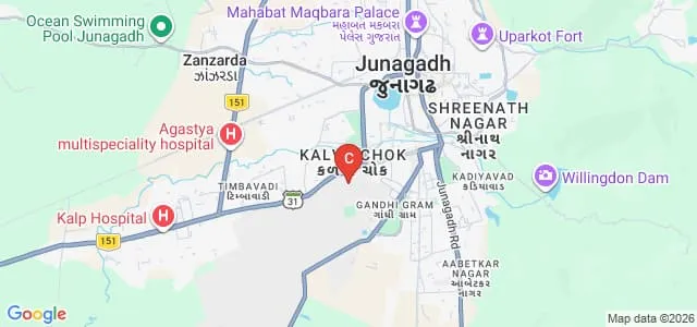 Junagadh Agricultural University, Junagadh Map