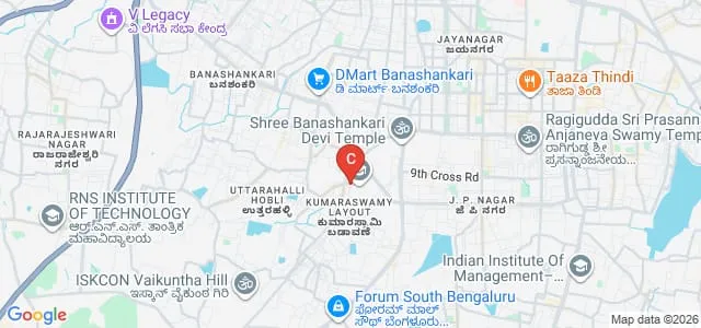 Dayananda Sagar University, Bangalore Map