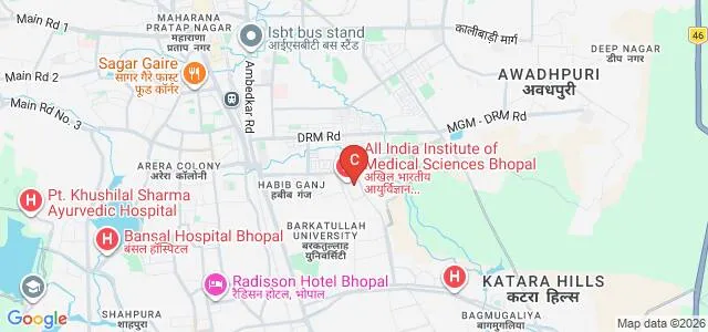 All India Institute of Medical Sciences Bhopal Map