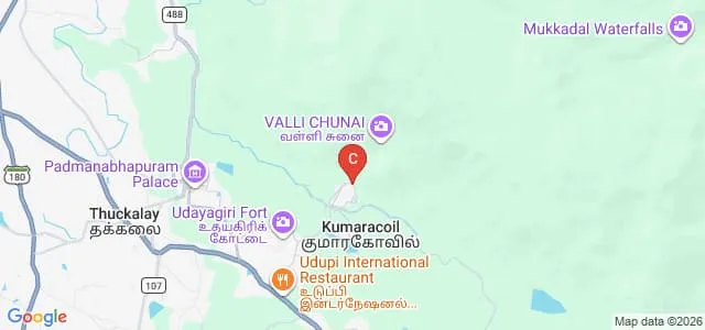 Noorul Islam Centre For Higher Education, Kanyakumari Map