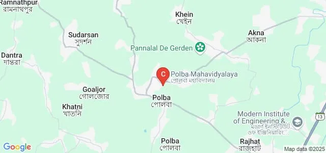 Polba Mahavidyalaya, Hooghly Map