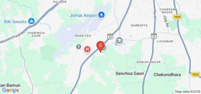 Assam Women's University, Jorhat Map