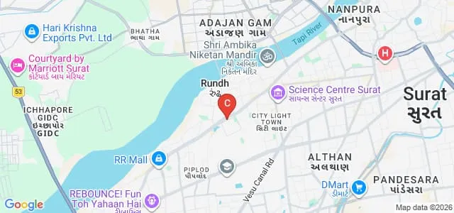 Sardar Vallabhbhai National Institute of Technology Surat Map