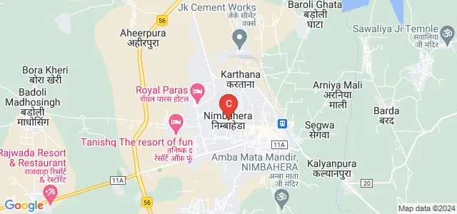 Shri Kallaji Vedic Vishvavidyalaya, Chittorgarh Map