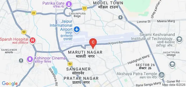 IIHMR University, Jaipur Map