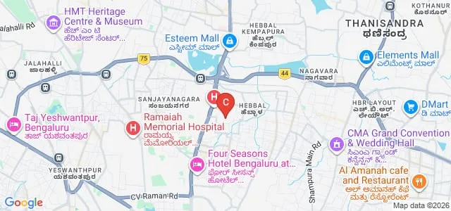 Atria University, Bengaluru Map
