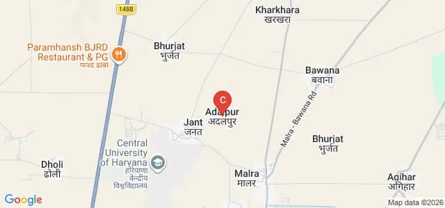 Central University of Haryana, Mahendergarh Map
