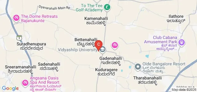 Vidyashilp University, Bengaluru Map