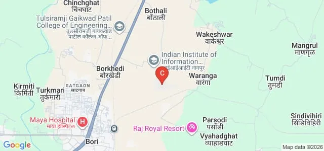 Maharashtra National Law University, Nagpur Map