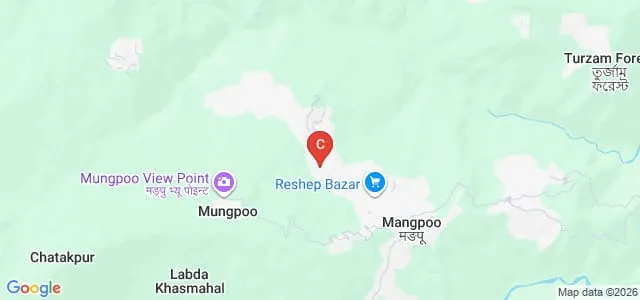 Darjeeling Hills University, Darjeeling Map