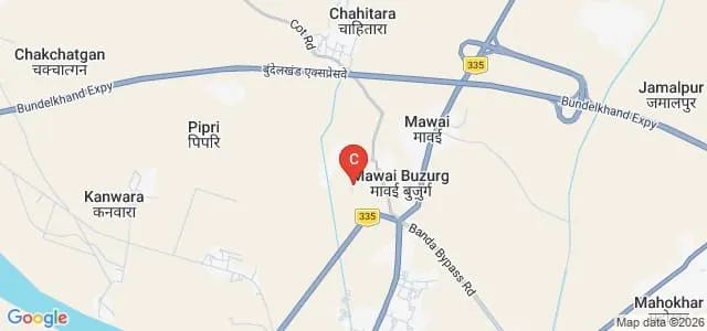 Banda University of Agriculture and Technology, Banda Map