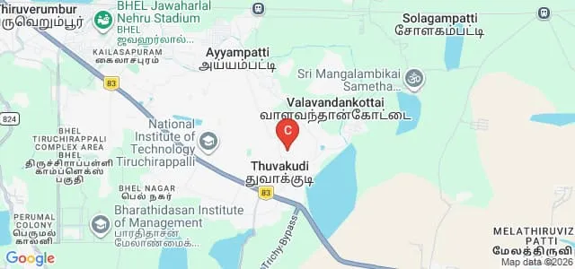 National Institute of Technology Tiruchirappalli Map