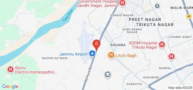 Sher-e-Kashmir University of Agricultural Sciences and Technology of Kashmir, Srinagar Map