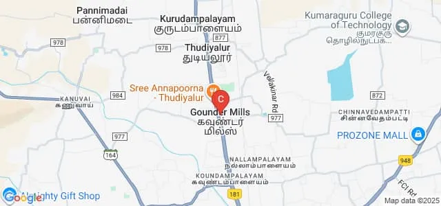 Martin Homoeopathy Medical College and Hospital, Coimbatore Map