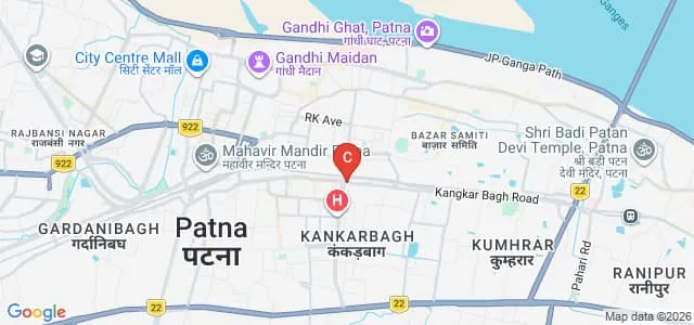 Patliputra University, Patna Map