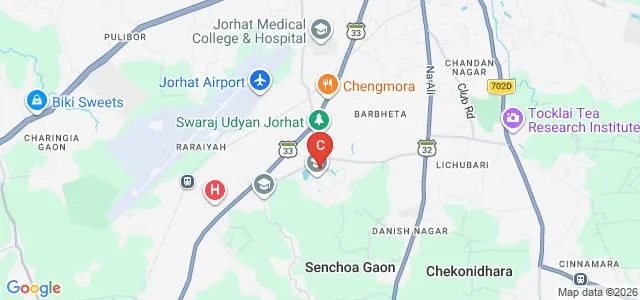 Assam Agricultural University, Jorhat Map