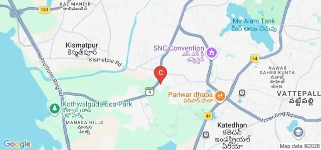 PV Narsimha Rao Telangana Veterinary University, Hyderabad Map