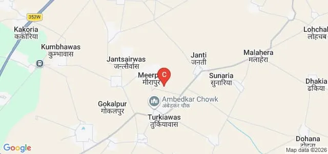 Indira Gandhi University, Meerpur Map