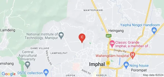 Central Agricultural University, Imphal Map