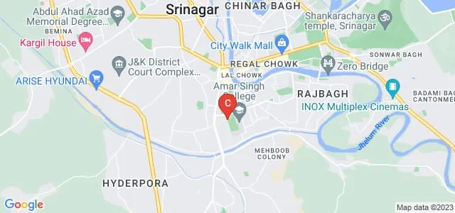 Cluster University of Srinagar, Srinagar Map