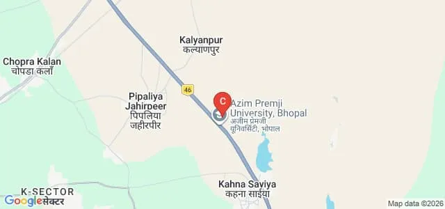 Azim Premji University, Bhopal Map