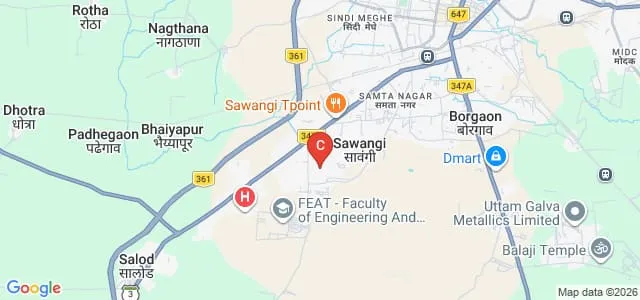 Datta Meghe Institute of Higher Education and Research, Wardha Map