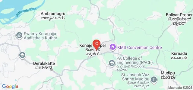 Mangalore University, Mangalore Map