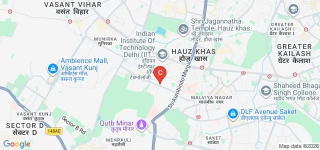 National Institute of Educational Planning and Administration, New Delhi Map