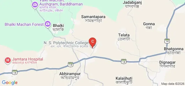 NS Polytechnic College, Burdwan Map