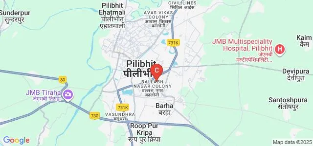 Springdale College of Management Studies, Pilibhit Map