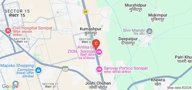 Rishihood University, Sonipat Map