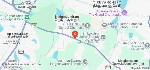 Sri Balaji Polytechnic College, Chennai Map